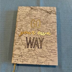 Go Your Own Way Journal - Gold and Black
